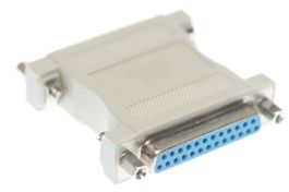 DB25 Female to DB25 Female Null Modem Adapter | ShowMeCables.com