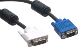 Câble Adaptateur VGA Mâle DVI-A Mâle 2m MCDVIA/VGA-2M Noir NEUF -  MonsieurCyberMan