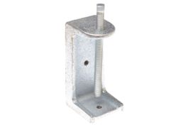 Beam Clamp Extra Wide 3-1/8 in. Jaw With 1/2-13 Threaded Holes