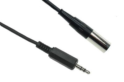 IMA-2, 3.5mm TRS Microphone Dongle Cable to Lightning