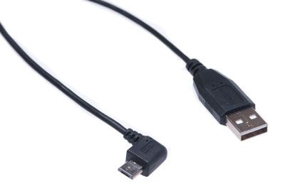 Chromecast USB Cable, Micro USB to Right Angle Micro