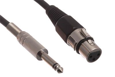 XLR Male with Pin 3 Hot to XLR Female Audio Cables - Pair