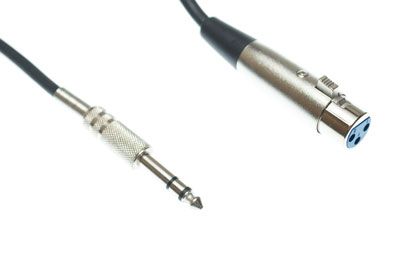 Pro Audio Cable - XLR Female to 1/4' Mono Male Cable
