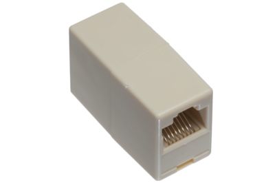 RJ45 Splitter Adapter, Female Socket Interface, Ethernet Cable 8P8C Coupler