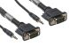 Plenum VGA Cable with 3.5mm - Male/Male 