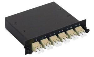 LC Multimode Duplex MTP/MPO Fiber Optic Cassette - 62.5/125 - 6 Port