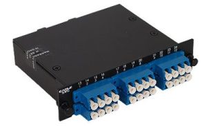 LC Singlemode Duplex MTP/MPO Fiber Optic Cassette - 9/125 - 12 Port