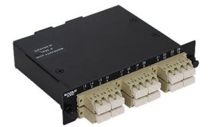 LC Multimode Duplex MTP/MPO Fiber Optic Cassette - 50/125 - 12 Port