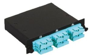 SC Multimode Duplex MTP/MPO Fiber Optic Cassette - 10GB  - 6 Port