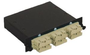 SC Multimode Duplex MTP/MPO Fiber Optic Cassette - 62.5/125 - 6 Port