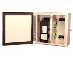 Wall Mount Fiber Enclosure - NEMA 1 & 4 Rated - Up to 96 Ports