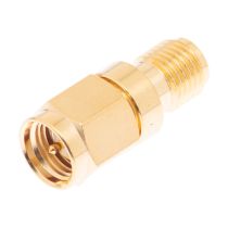 SMA Male to SMA Female Adapter - Gold