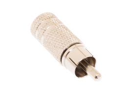 RCA Shielded Male Solder Connector - Metal