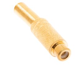 RCA Female Solder Connector - Gold