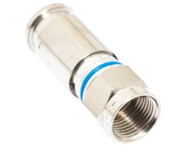 Holland SLCU-6 F-Type Male Compression Connector - RG6 PVC and Plenum