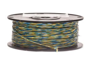 24 AWG Cross Connect Wire - 1 Pair - Blue/Yellow - 1000 FT