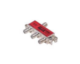 3-Way Coax Splitter - 5 to 1000 Mhz - All Ports Power Passing