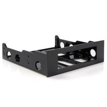 Mounting Bracket for 3.5 Inch Floppy (Zip) Drive with 5.25 Inch Bay - Black
