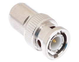 BNC Male Clamp/Solder Connector - RG174  PVC
