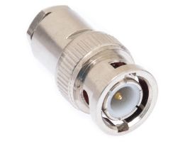 BNC Male Clamp/Solder Connector - RG58 PVC