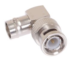 BNC Male to BNC Female Right Angle Adapter - 50 Ohm