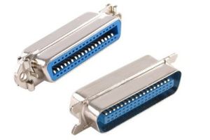36 Pin Male to Female Centronics Low Profile Port Saver