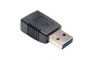 USB 2.0 Reversible A Male to A Female Adapter