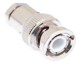 BNC Male Clamp/Solder Connector - Micro 8 RG8X