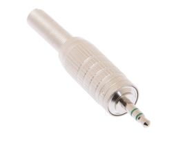 Canare F-12 3-Pole 3.5mm Male Solder Connector - Metal