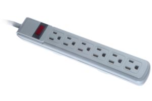 6 Outlet Surge Protector - 15 FT Cord