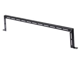 ShowMeCables 19" L-shaped Steel Lacing Bar 4" Offset - 10 Pack