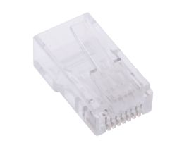 RJ45 Cat6 Connector - 8P8C - Flat Cable - 10 Pack