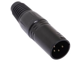 XLR 4 Pin Male Solder Connector