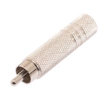 1/4 IN Mono Female to RCA Male Adapter - Metal