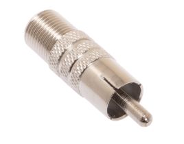 F-Type Female to RCA Male Adapter