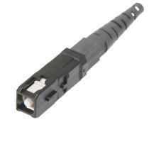 Corning Fiber Connector -  SC, Multimode (OM2) - Single Pack - Black Housing - Black Boot