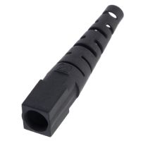 Corning SC, 3.0mm Fiber Connector Boots - 100 per pack - Black