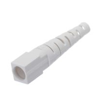 Corning SC, 3.0mm Fiber Connector Boots - 100 per pack - White