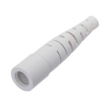 Corning ST® Compatible/FC, 3.0mm Fiber Connector Boots - 100 per pack - White