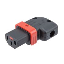 C13 LOCKING CONNECTOR, RIGHT ANGLE
