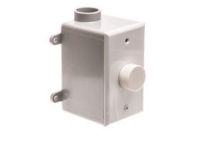 100 Watt Impedance Matching Volume Control in Weatherproof Box - White
