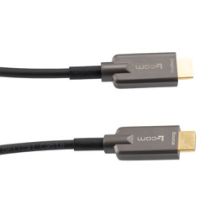 L-com HDMI 2.0 Active Optical Cable, Armored, 4K, 50 Meters