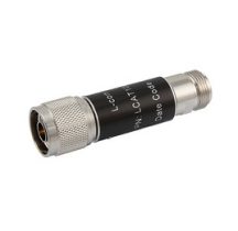 L-com 2W/7dB RF Fixed Attenuator - N Male to N Female - Brass Nickel - 6 GHz