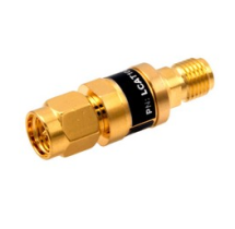 L-com 2W/4dB RF Fixed Attenuator - SMA Male to SMA Female - Gold - 3 GHz