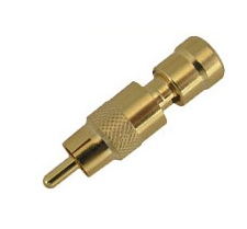 Holland Gold RCA Universal Compression Connector - 23 AWG