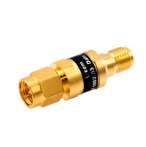 L-com 2W/3dB RF Fixed Attenuator - SMA Male to SMA Female - Gold - 3 GHz