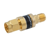 L-com 2W/7dB RF Fixed Attenuator - SMA Male to SMA Female - Gold - 3 GHz