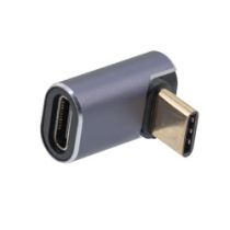 ShowMeCables USB 4.0 Adapter, 40 GBPS, 180 Degree Up/Down Angle , M-F