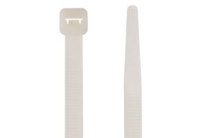6  Inch - 40lb - Strong Releasable Cable Tie - Natural - 100 Per Pack