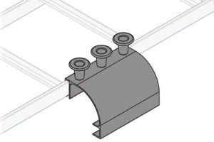 Middle Atlantic Cable Ladder Side Drop - 3 Spools